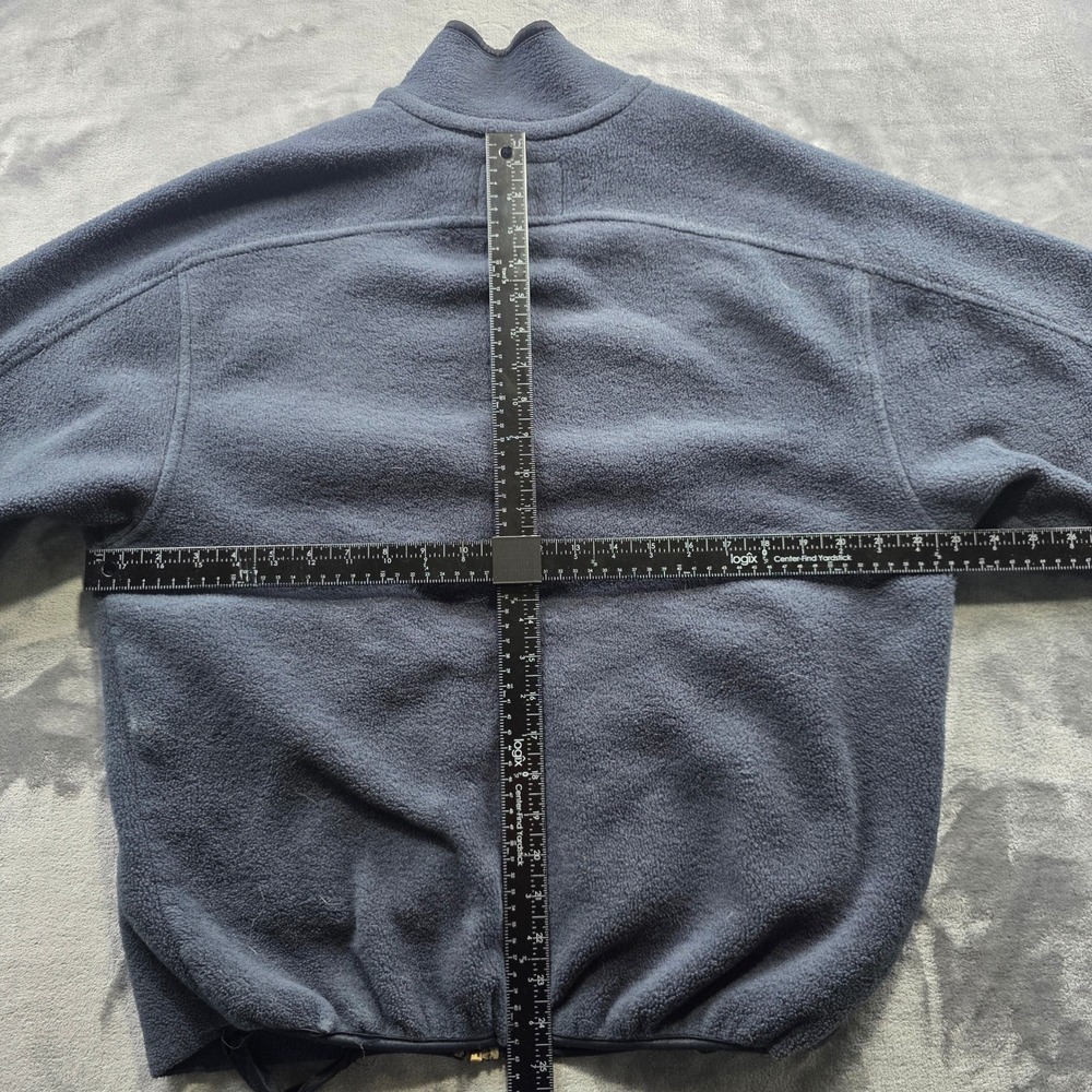 Vintage Woolrich Rugged Outdoorwear Fleece Jacket Full Zip USA Made Blue Men's M - Picture 9 of 11